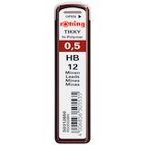 Artikelbild 1 für rotring Feinminen-Bleistiftminen schwarz HB 0,5 mm, 12 St., Artikelnummer 371127