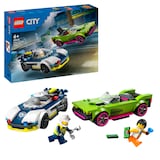 Artikelbild 1 für LEGO® City 60415 Verfolgungsjagd mit Polizeiauto und Muscle Car Bausatz, Artikelnummer 239359