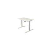 Artikelbild 1 für Kerkmann Move 1 stable elektrisch höhenverstellbarer Schreibtisch weiß rechteckig, T-Fuß-Gestell weiß 100,0 x 60,0 cm, Artikelnummer 750234