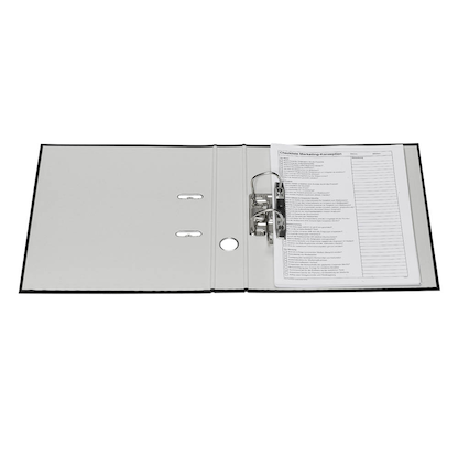 Artikelbild 6 für DONAU Klassik Ordner schwarz Karton 5,0 cm DIN A4, 1 St., Artikelnummer 183624