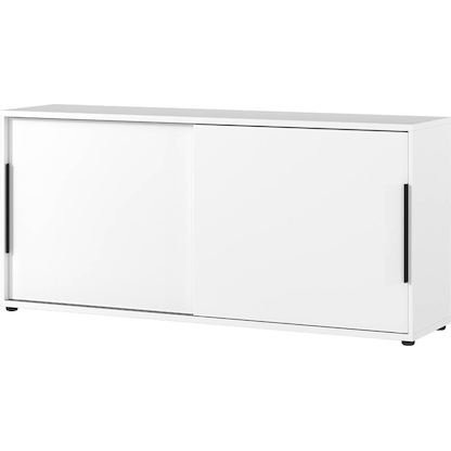 Artikelbild für GERMANIA Schiebetürenschrank Mailand, 4373-84 weiß 2 Fachböden 160,0 x 40,0 x 74,0 cm, Artikelnummer 136048