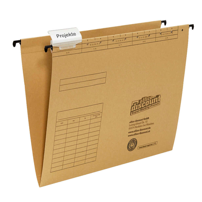 Artikelbild für office discount Hängemappen naturbraun, 25 St., Artikelnummer 501692