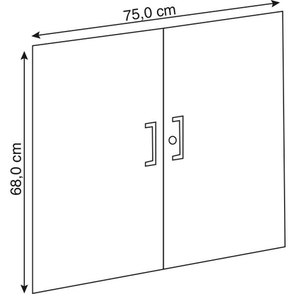 Artikelbild 2 für Kerkmann Lago Türen weiß 68,0 cm, Artikelnummer 252387