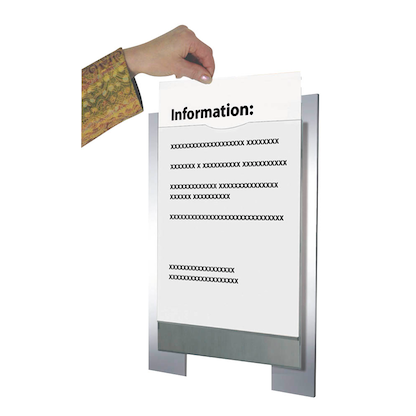 Artikelbild 2 für Kerkmann Plakathalter Look alu DIN A3 37,7 x 2,0 x 50,0 cm, 1 St., Artikelnummer 531053