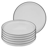Artikelbild 1 für ID Fine Teller Modest Black Stolt grau Ø 25,5 cm, 6 St., Artikelnummer 633816