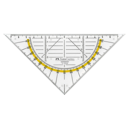 Artikelbild für FABER-CASTELL Geometrie-Dreieck 14,0 cm, Artikelnummer 901991