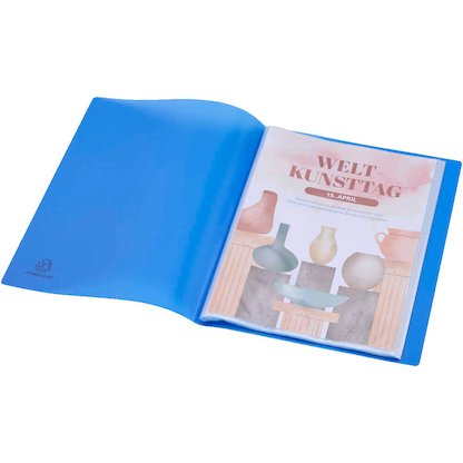Artikelbild 4 für Exacompta Opak Sichtbuch DIN A4, 20 Hüllen hellblau, 1 St., Artikelnummer 681019