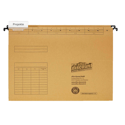 Artikelbild 2 für office discount Hängemappen naturbraun, 25 St., Artikelnummer 501692