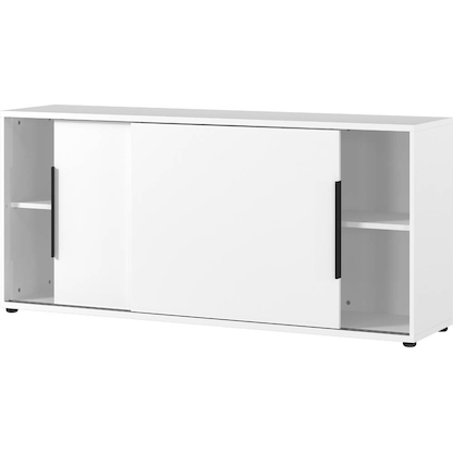 Artikelbild 5 für GERMANIA Schiebetürenschrank Mailand, 4373-84 weiß 2 Fachböden 160,0 x 40,0 x 74,0 cm, Artikelnummer 136048