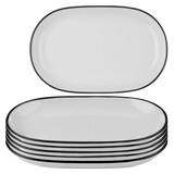 Artikelbild 1 für ID Fine Teller Modest Black Magnus grau Ø 37,0 cm, 6 St., Artikelnummer 633911