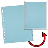 Artikelbild 1 für office discount Trennblätter DIN A4 0-9 blau, 250 g/qm, 100 St., Artikelnummer 557892