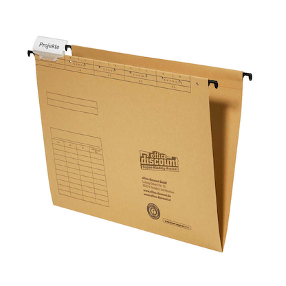 Artikelbild 3 für office discount Hängemappen naturbraun, 25 St., Artikelnummer 501692