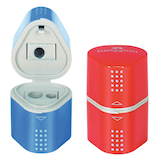 Artikelbild 1 für FABER-CASTELL Dosenspitzer dreifach GRIP 2001 farbsortiert, Artikelnummer 243642