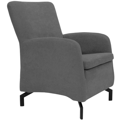 Artikelbild 2 für DOMO Collection Sessel Dallas dunkelgrau schwarz Stoff 68,0 x 82,0 x 93,0 cm, 1 St., Artikelnummer 764781