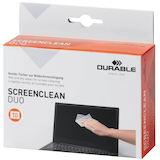 Artikelbild 1 für DURABLE SCREENCLEAN DUO Reinigungs-Set, 1 Set, Artikelnummer 363497
