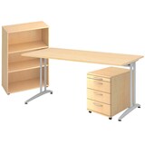 Artikelbild 1 für HAMMERBACHER Altus Büromöbel-Set ahorn, Artikelnummer 593012