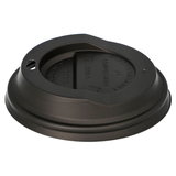 Artikelbild 1 für PAPSTAR Deckel für Einweg-Kaffeebecher pure schwarz Ø 9,0 cm, 50 St., Artikelnummer 475378