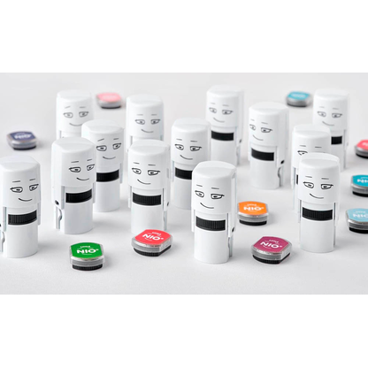 Artikelbild 5 für COLOP Stempelkissen Little Nio Pastell fresh mint, calm blue, soft pink, cozy red 4x 1,7 x 1,7 cm, 4 St., Artikelnummer 619969