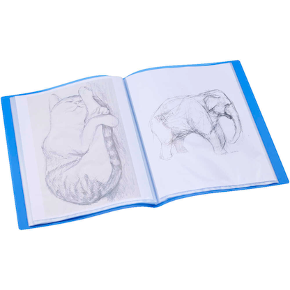 Artikelbild 7 für Exacompta Opak Sichtbuch DIN A4, 20 Hüllen hellblau, 1 St., Artikelnummer 681019