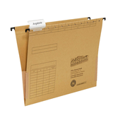 Artikelbild 1 für office discount Hängetaschen naturbraun, 25 St., Artikelnummer 501700