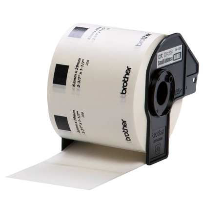Artikelbild 3 für brother Etikettenrolle für Etikettendrucker DK11209 weiß, 29,0 x 62,0 mm, 1 x 800 Etiketten, Artikelnummer 639187