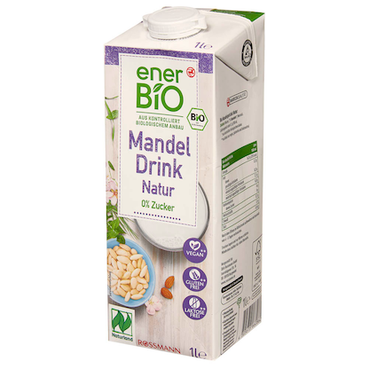 Artikelbild 4 für enerBiO Bio-Mandeldrink 8x 1,0 l, Artikelnummer 864217