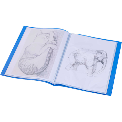 Artikelbild 12 für Exacompta Opak Sichtbuch DIN A4, 20 Hüllen hellblau, 1 St., Artikelnummer 681019