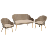 Artikelbild 1 für Garden Pleasure Loungegruppe Pueblo beige, braun Kunststoff, Metall, 6-teilig, Artikelnummer 477137