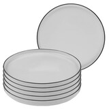 Artikelbild 1 für ID Fine Teller Modest Black Stolt grau Ø 28,0 cm, 6 St., Artikelnummer 634119