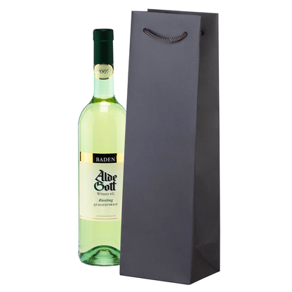 Artikelbild für VP Geschenktüten für Flaschen anthrazit 11,0 x 36,0 cm, 25 St., Artikelnummer 501369