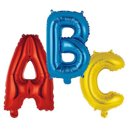 Artikelbild für amscan® Folienballon-Set Schulstart ABC bunt, 1 St., Artikelnummer 996064