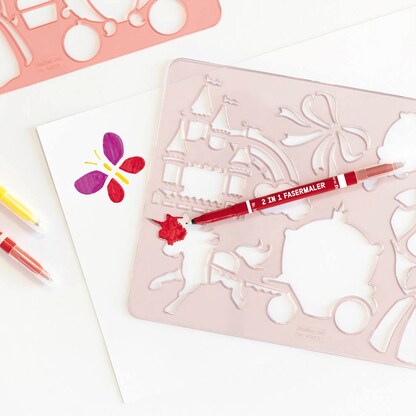 Artikelbild 3 für folia Zeichenschablonen-Set farbsortiert, Artikelnummer 314747