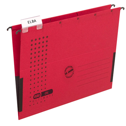 Artikelbild für ELBA Hängetaschen chic ULTIMATE rot, 5 St., Artikelnummer 602227