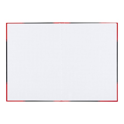 Artikelbild 3 für Bantex Notizbuch Chinakladde DIN A4 kariert, schwarz/rot Hardcover 192 Seiten, 1 St., Artikelnummer 429314