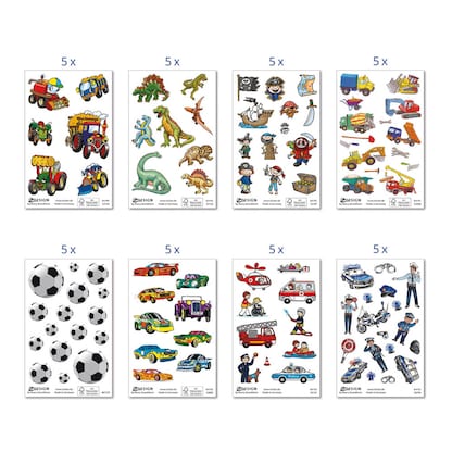 Artikelbild 2 für AVERY Zweckform Aufkleber-Set 59991 für Jungen, 475 Etiketten, Artikelnummer 288057