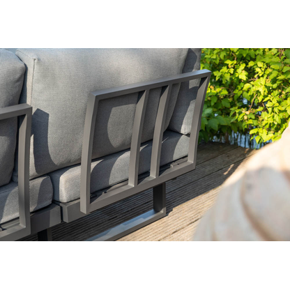 Artikelbild 7 für greemotion Loungegruppe Samara grau, anthrazit Holz, Metall, 8-teilig, Artikelnummer 422851