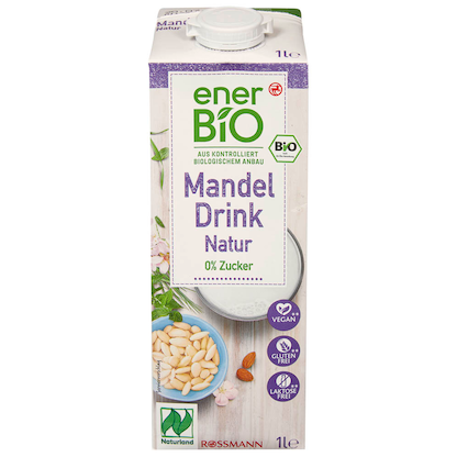 Artikelbild 5 für enerBiO Bio-Mandeldrink 8x 1,0 l, Artikelnummer 864217