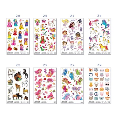 Artikelbild 2 für AVERY Zweckform Aufkleber-Set 59990 für Mädchen, 386 Etiketten, Artikelnummer 288074