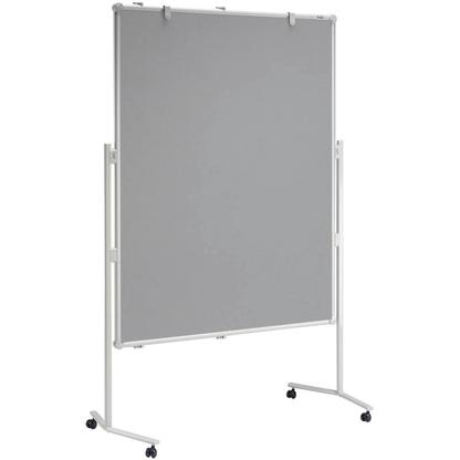 Artikelbild 2 für AKTION: MAUL Moderationswand MAULpro 120,0 x 150,0 cm grau + GRATIS Moderations-Starter-Set, bestehend aus je 120 Moderationskarten Ø 9,5 cm, Ø 13,5 cm, 9,5 x 20,0 cm, 200 Signal-Nadeln, Artikelnummer 306934
