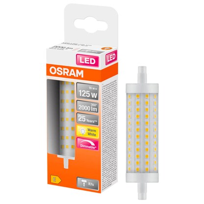 Artikelbild für OSRAM LED-Lampe LINE R7s 118 R7S 15 W klar, 1 St., Artikelnummer 308591