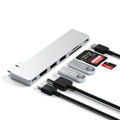 Artikelbild 4 für SATECHI Multiport-Adapter Slim, Artikelnummer 972394