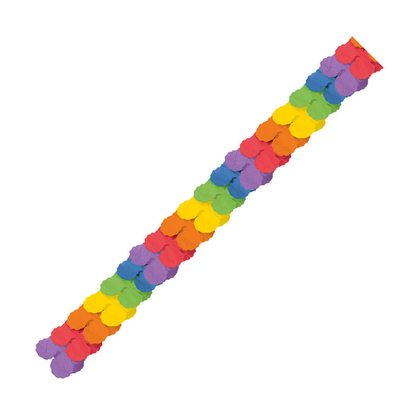 Artikelbild für amscan® Papier-Girlande Regenbogen bunt 1 St., Artikelnummer 995613