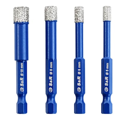 Artikelbild für S&R Diamantbohrer-Set, 4-teilig, Artikelnummer 316337