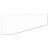 Artikelbild 1 für Wekre Trennstreifen Trapez weiß, 190 g/qm Karton 24,0 x 10,5 / 6,0 cm, 100 St., Artikelnummer 213726