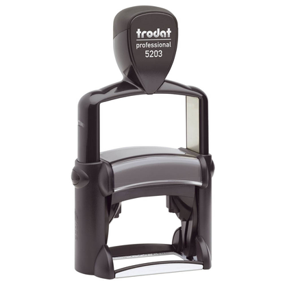 Artikelbild 2 für trodat Textstempel, individualisierbar Professional 5203 selbstfärbend schwarz Logo möglich, 1 St. - Direkt online personalisieren, Artikelnummer 640609