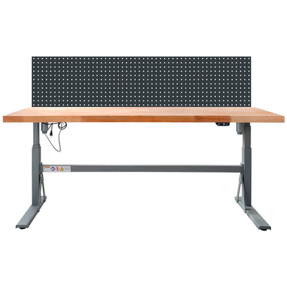 Artikelbild für ADB Werkbank staubgrau 70,0 - 117,0 x 20,0 x 75,0 cm, Artikelnummer 204721