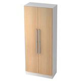 Artikelbild 1 für HAMMERBACHER Aktenschrank 7100 NU, V7100/W/E/NU weiß, eiche 4 Fachböden 80,0 x 42,0 x 200,4 cm, Artikelnummer 859532