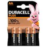 Artikelbild 1 für DURACELL Batterien PLUS Alkali-Mangan Mignon AA 1,5 V, 4 St., Artikelnummer 561684