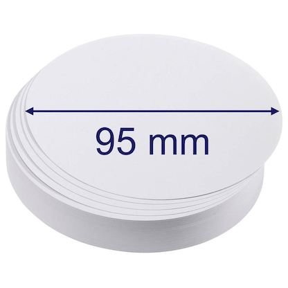 Artikelbild 2 für FRANKEN Moderationskarten weiß Ø 9,5 cm, 500 Blatt, Artikelnummer 536666