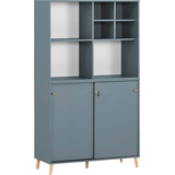 Artikelbild 1 für MÖBELPARTNER Regalschrank 500, 701803 blaugrau 100,1 x 41,0 x 168,7 cm, 1 St., Artikelnummer 824142